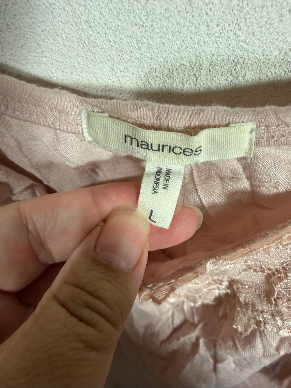 Maurices Y2K Spaghetti Strap Lace Cami Sz Large - Picture 2 of 2